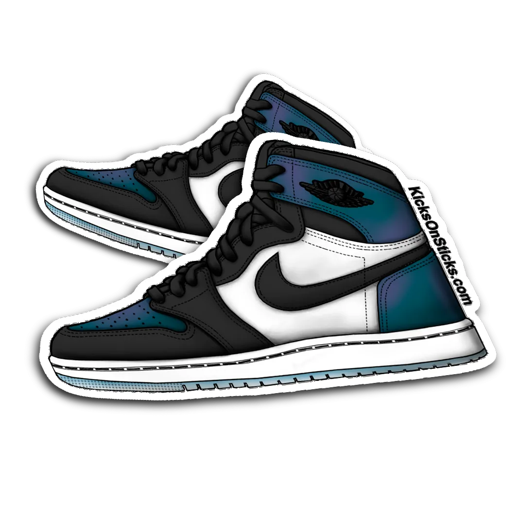 Jordan 1 "Chameleon/ASG" Sneaker Sticker