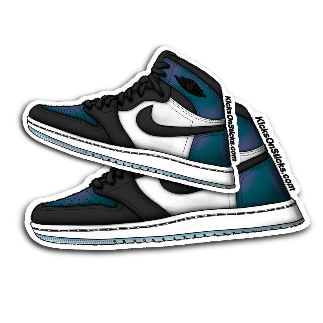 Jordan 1 "Chameleon/ASG" Sneaker Sticker