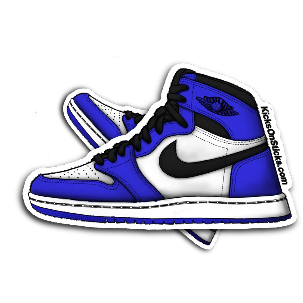 Jordan 1 "Game Royal" Sneaker Sticker