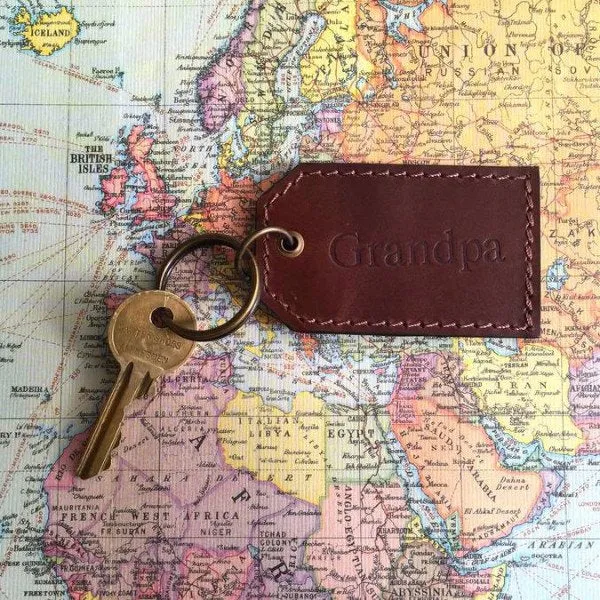 Leather Key Ring