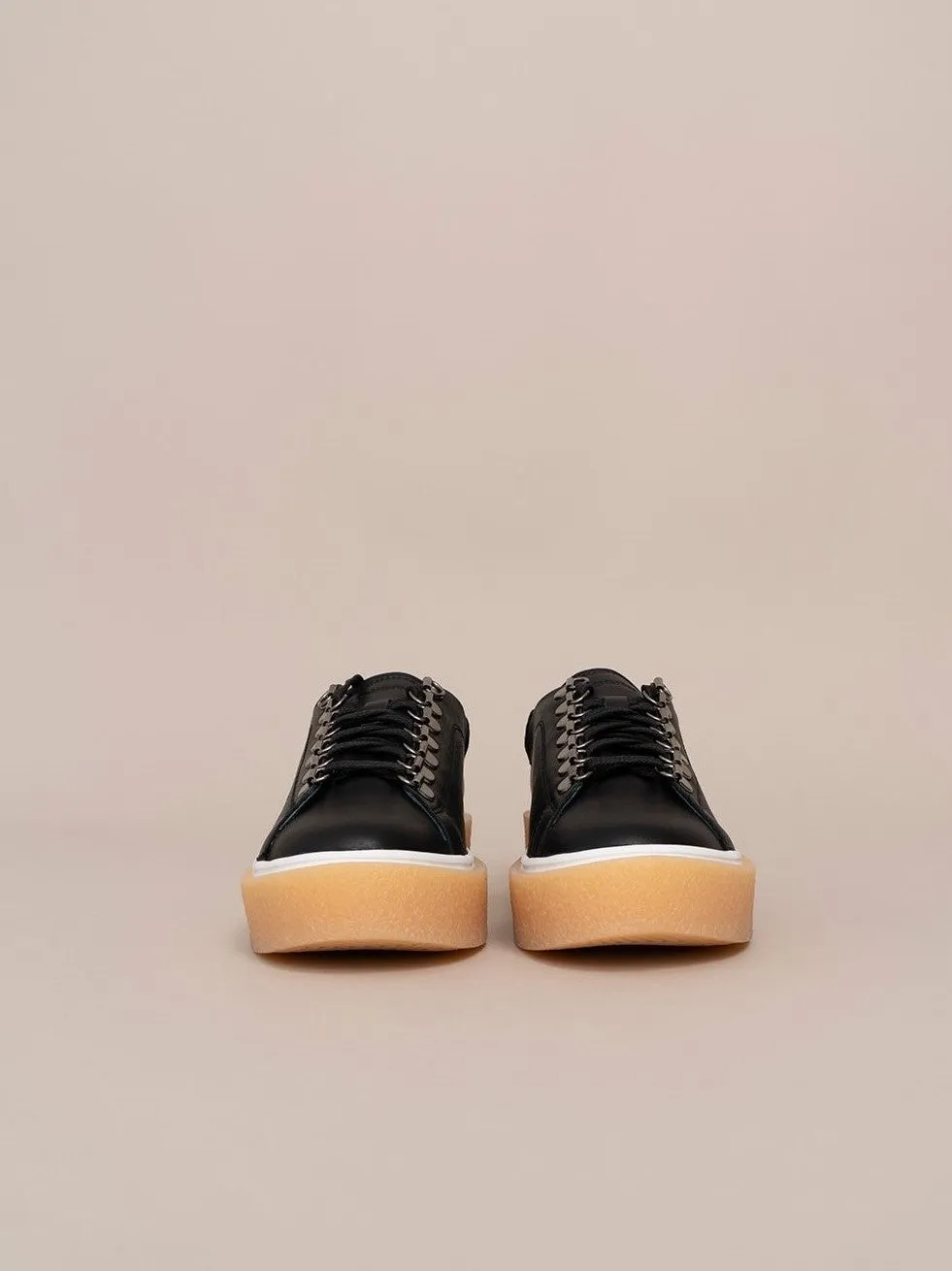 Leather Platform Sneakers