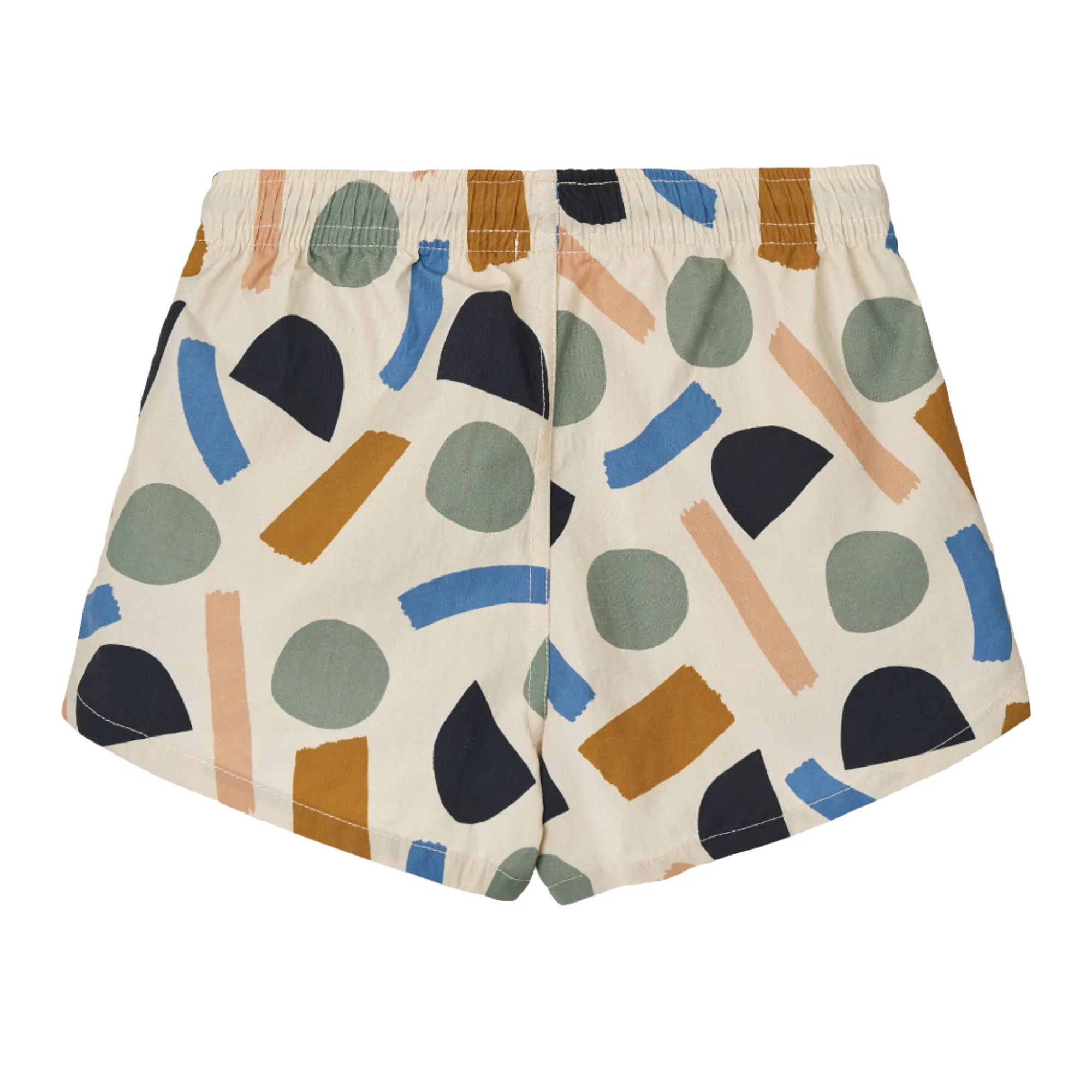 Liewood Aiden Printed Board Shorts - Paint Strokes Peppermint