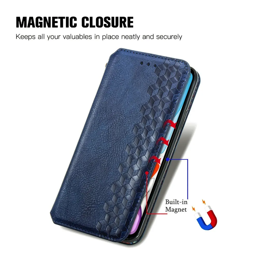 Luxury Leather Flip/Wallet Style Case For iPhone