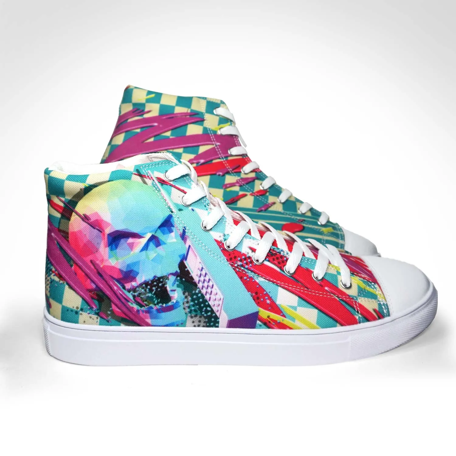 Men's Phone talk Hightop Canvas Shoe