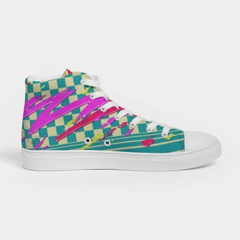 Men's Phone talk Hightop Canvas Shoe