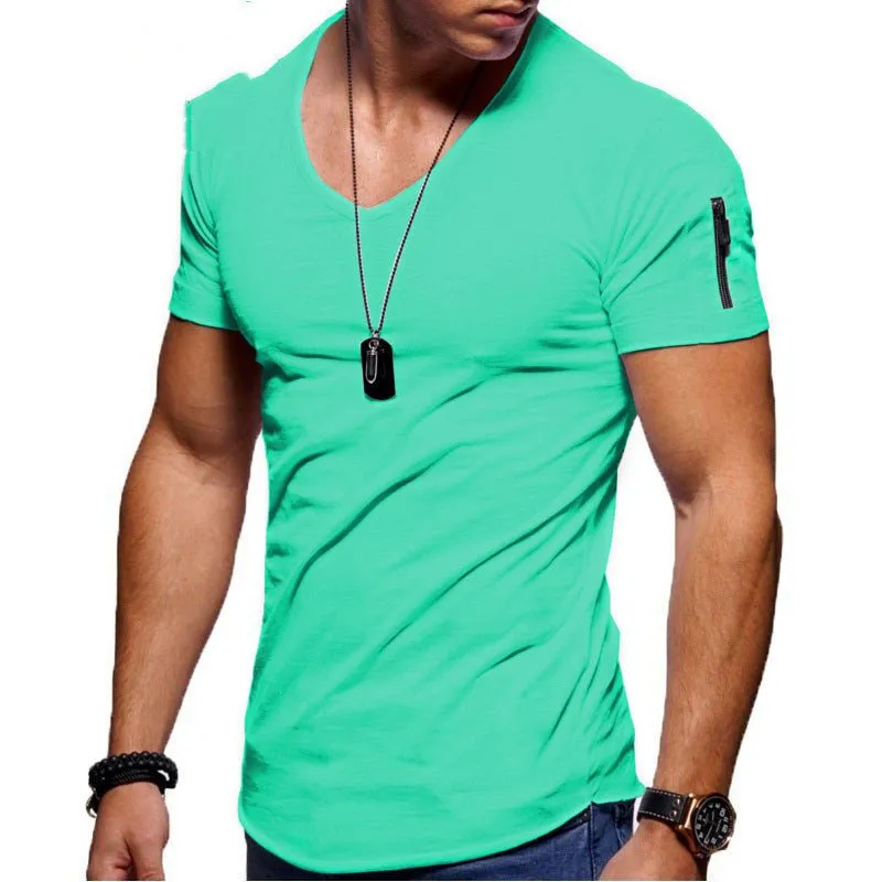 Men's Short Sleeve Cotton Casual T-shirt