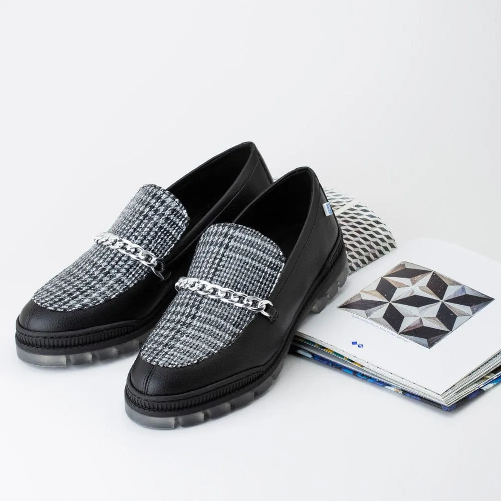 My Combat Vegan Leather Loafers | Black