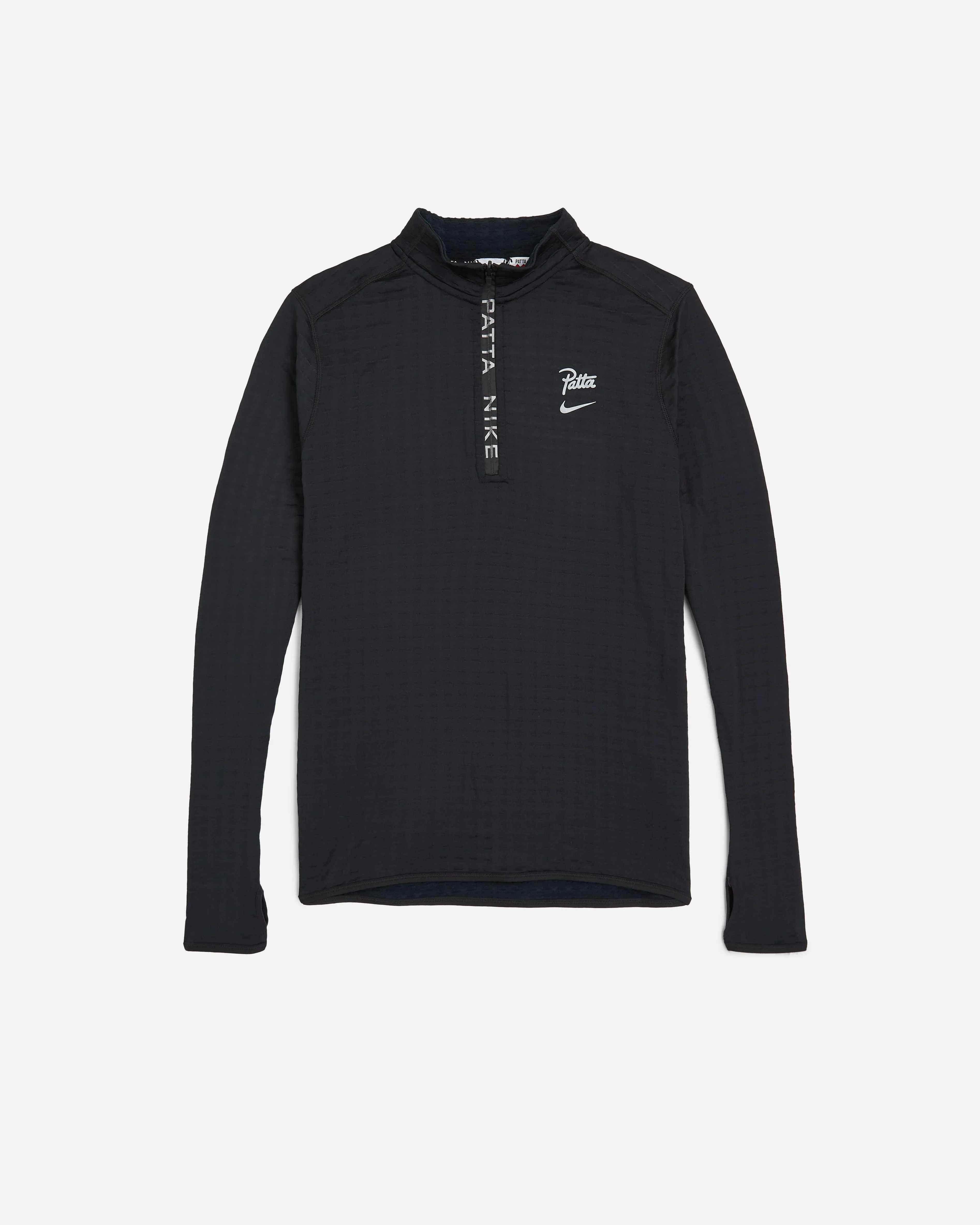 Nike x Patta Running Team Half-Zip Longsleeve (Black)