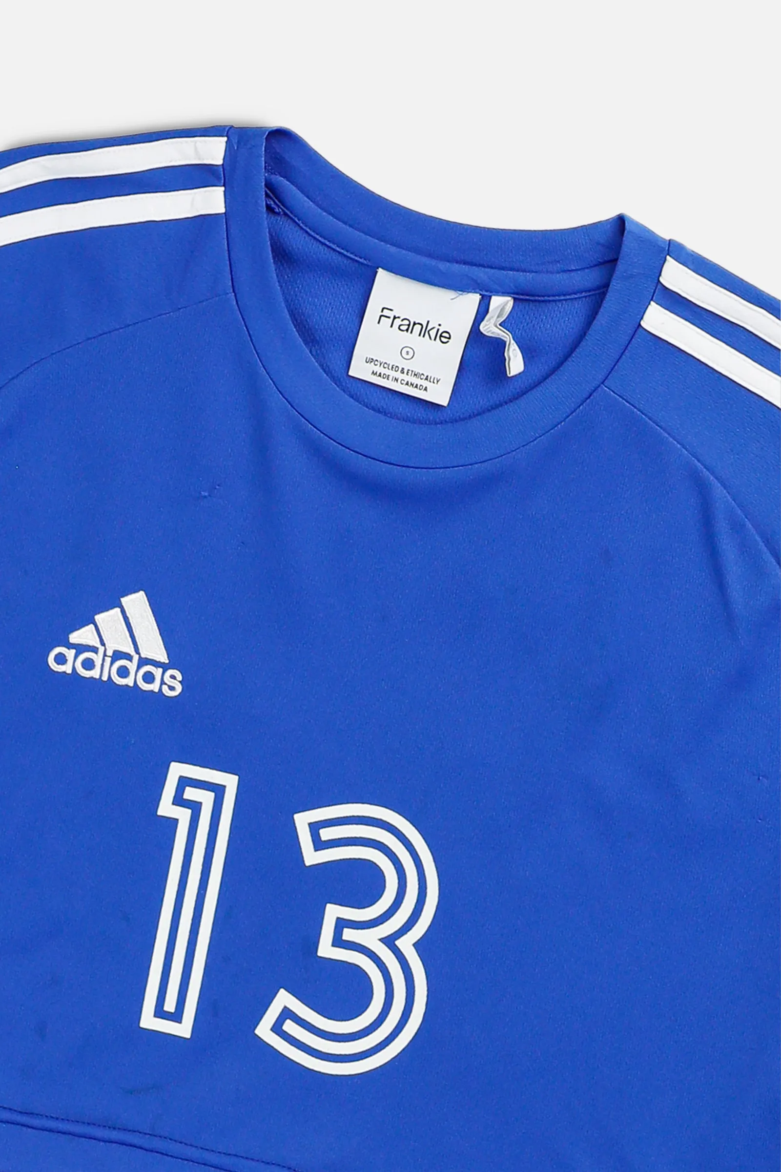 Rework Crop Adidas Soccer Jersey - S