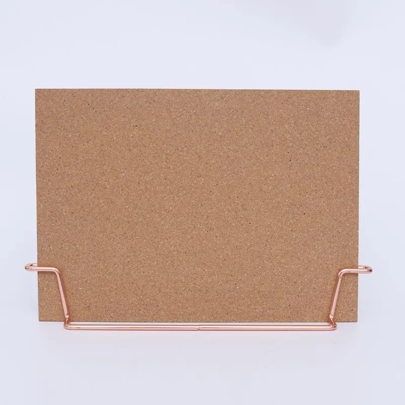 Standing Cork Bulletin Board - Rose Gold/Gold