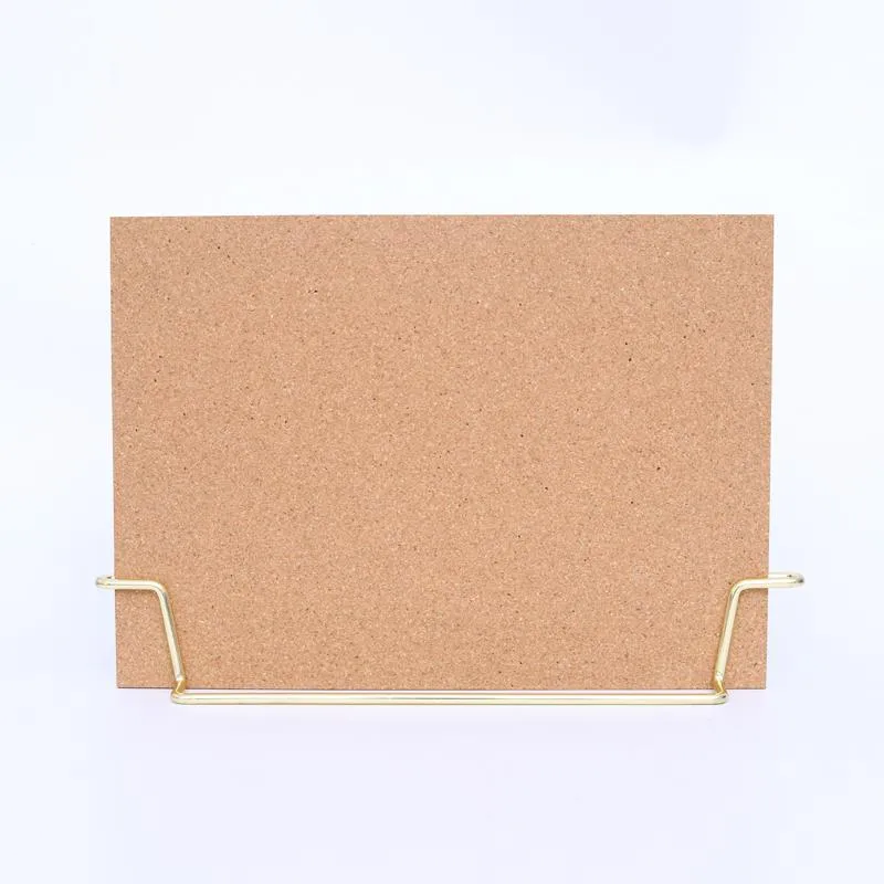 Standing Cork Bulletin Board - Rose Gold/Gold