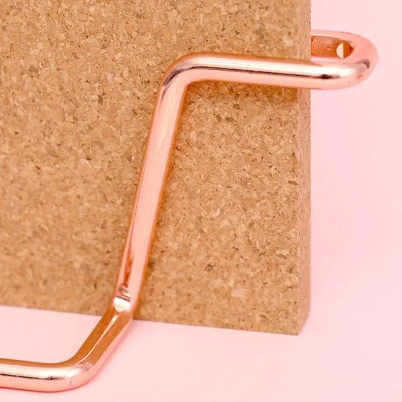 Standing Cork Bulletin Board - Rose Gold/Gold