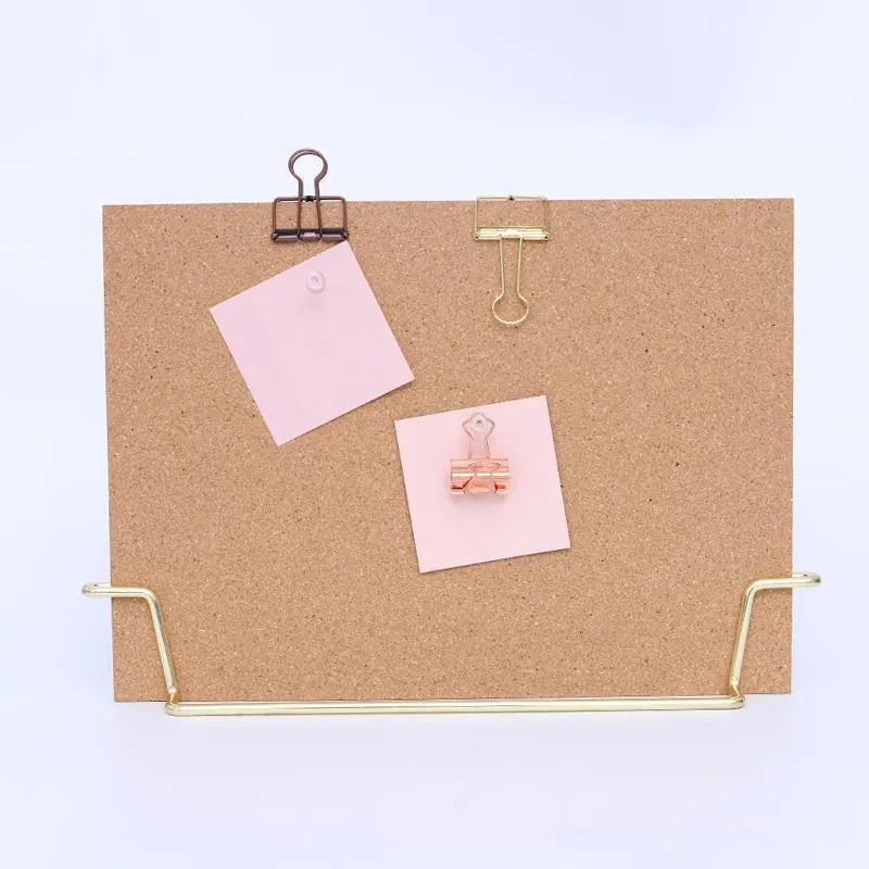 Standing Cork Bulletin Board - Rose Gold/Gold