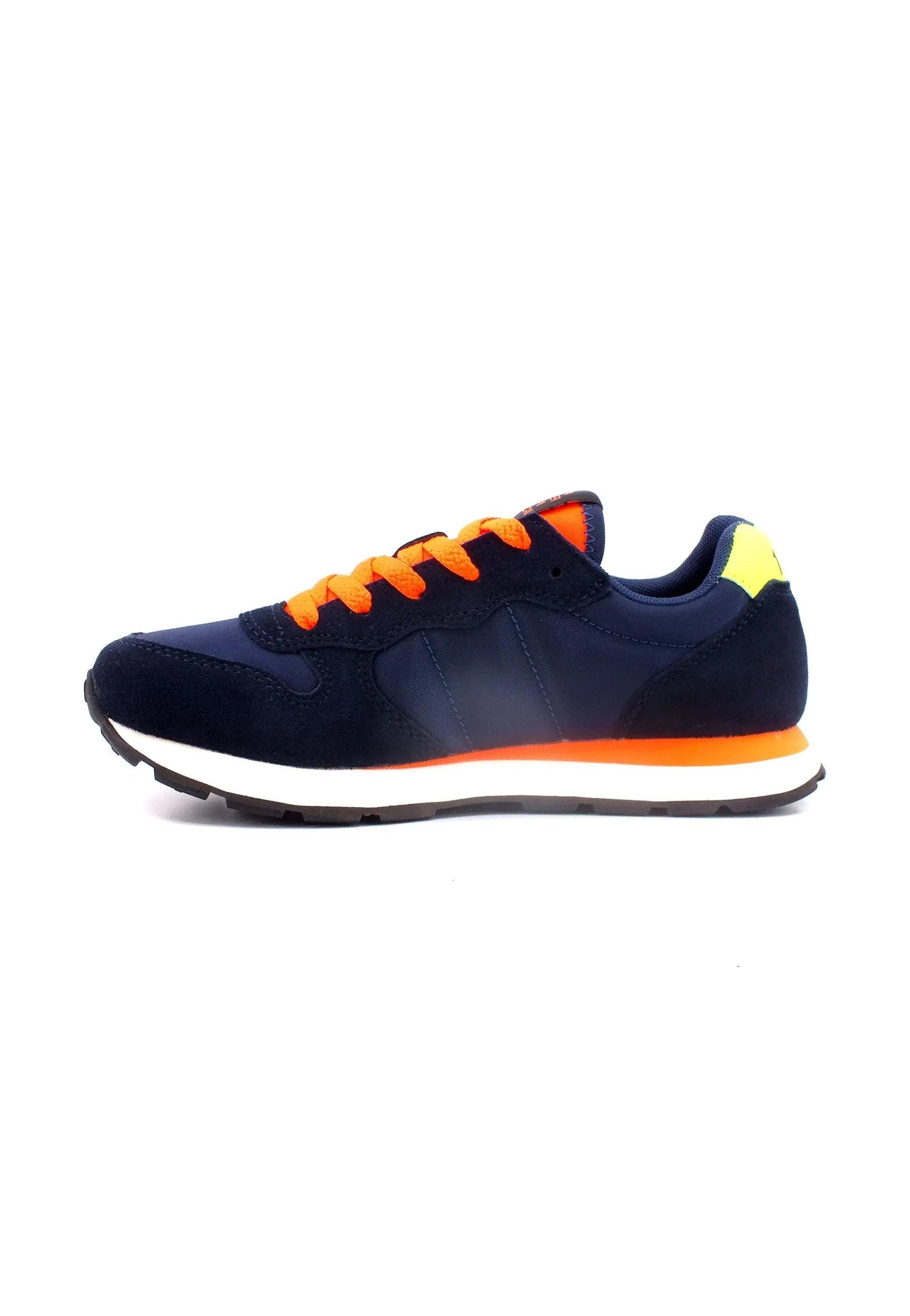 SUN68 Tom Fluo Sneaker Bambino Navy Blue Z33302T