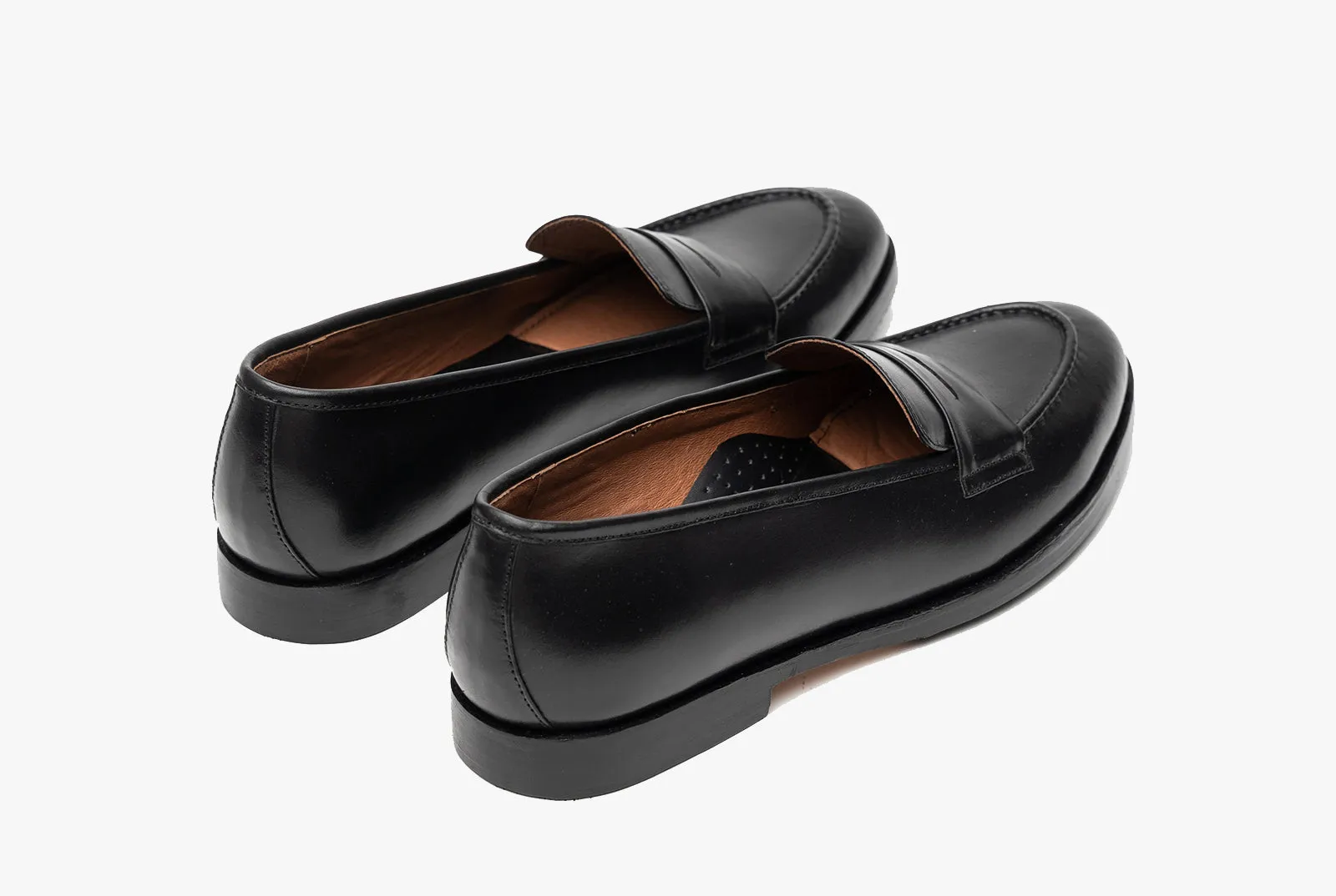 The Bonnie Penny Loafers - Black Noir