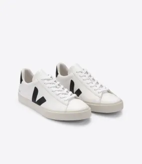 VEJA Women's Campo Chromefree Leather White Black Sneaker