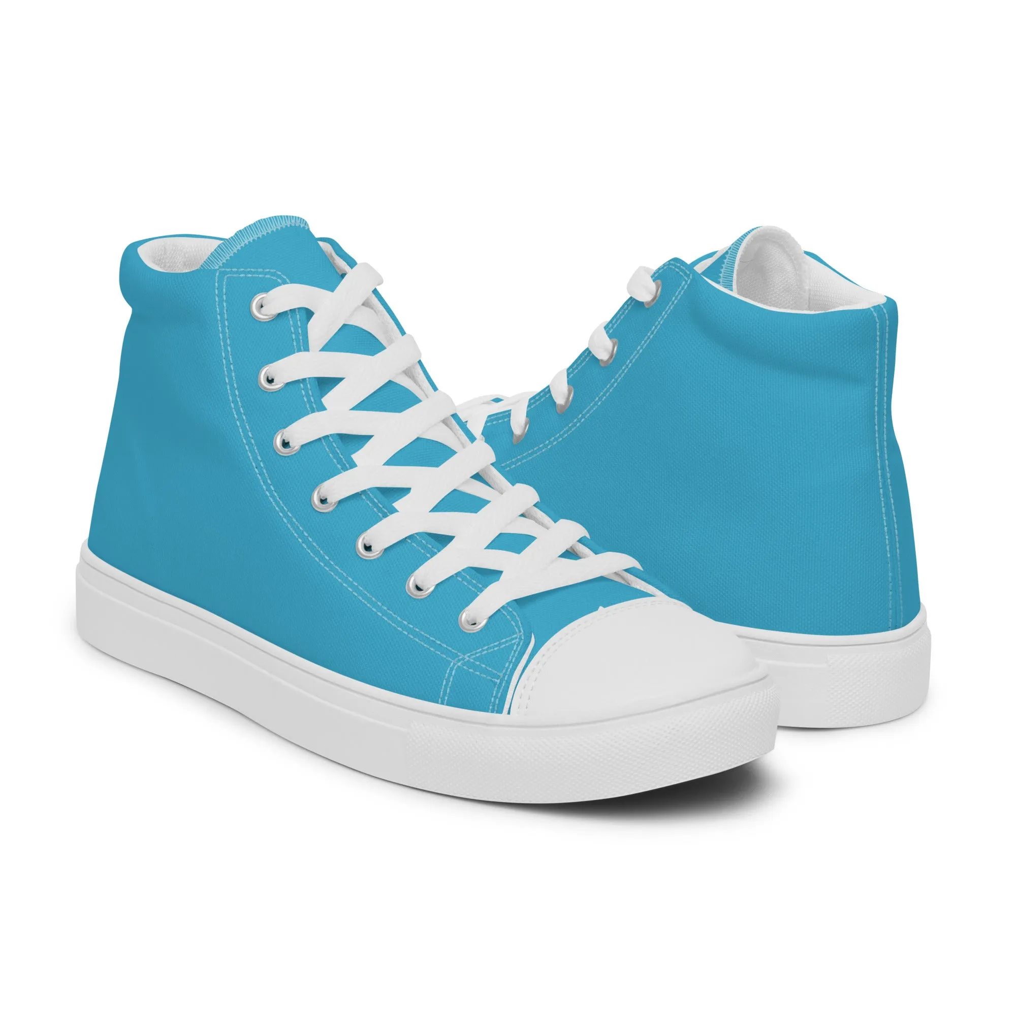 Women’s high top canvas shoes Summer Sky