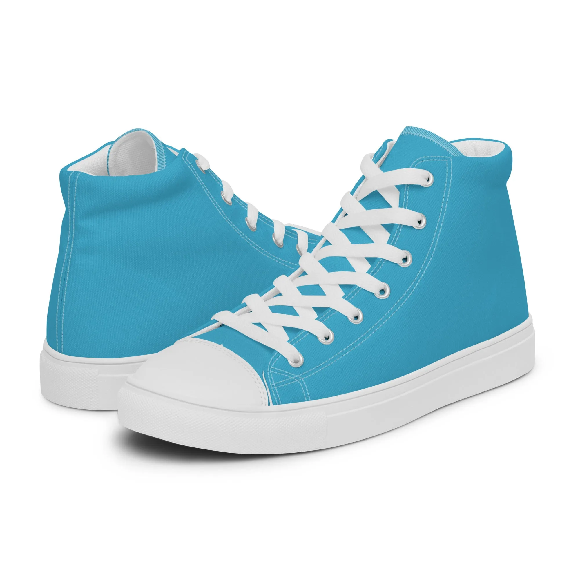 Women’s high top canvas shoes Summer Sky